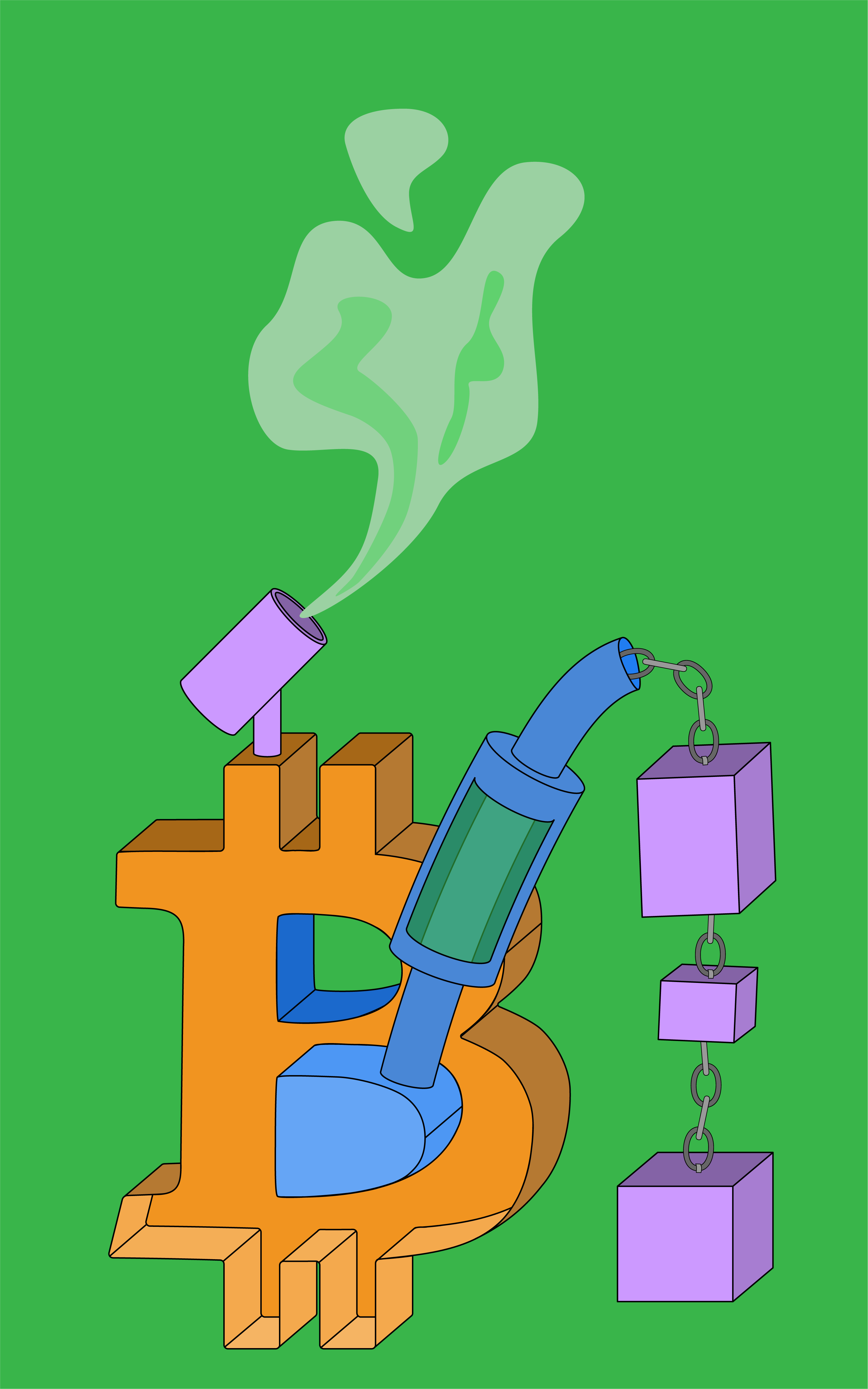 Digital Bitcoin Art