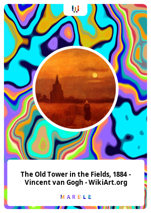 The Old Tower in the Fields, 1884 - Vincent van Gogh - WikiArt.org