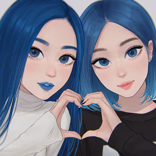 Heart Hand Shelly and MIU