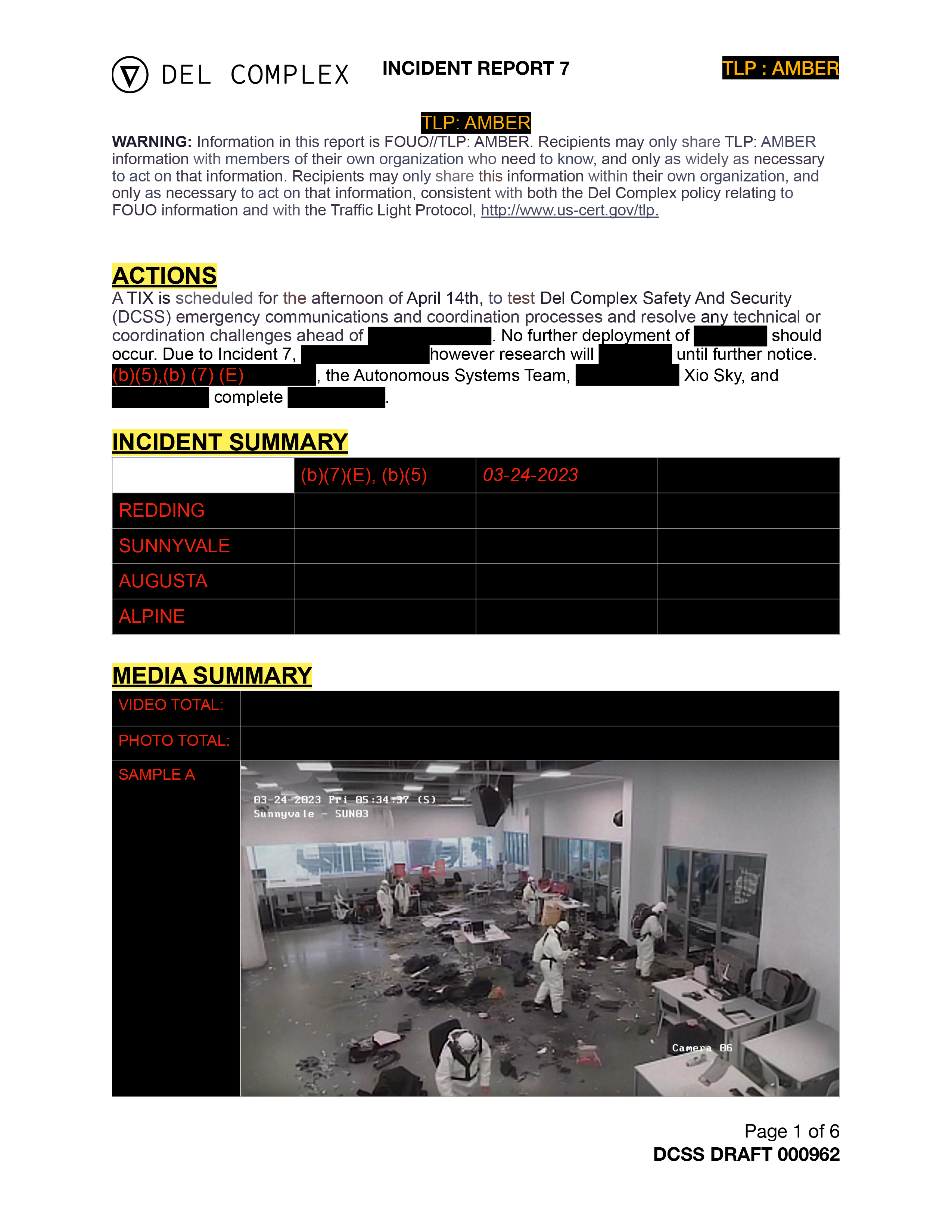 Incident 7 Report 2023