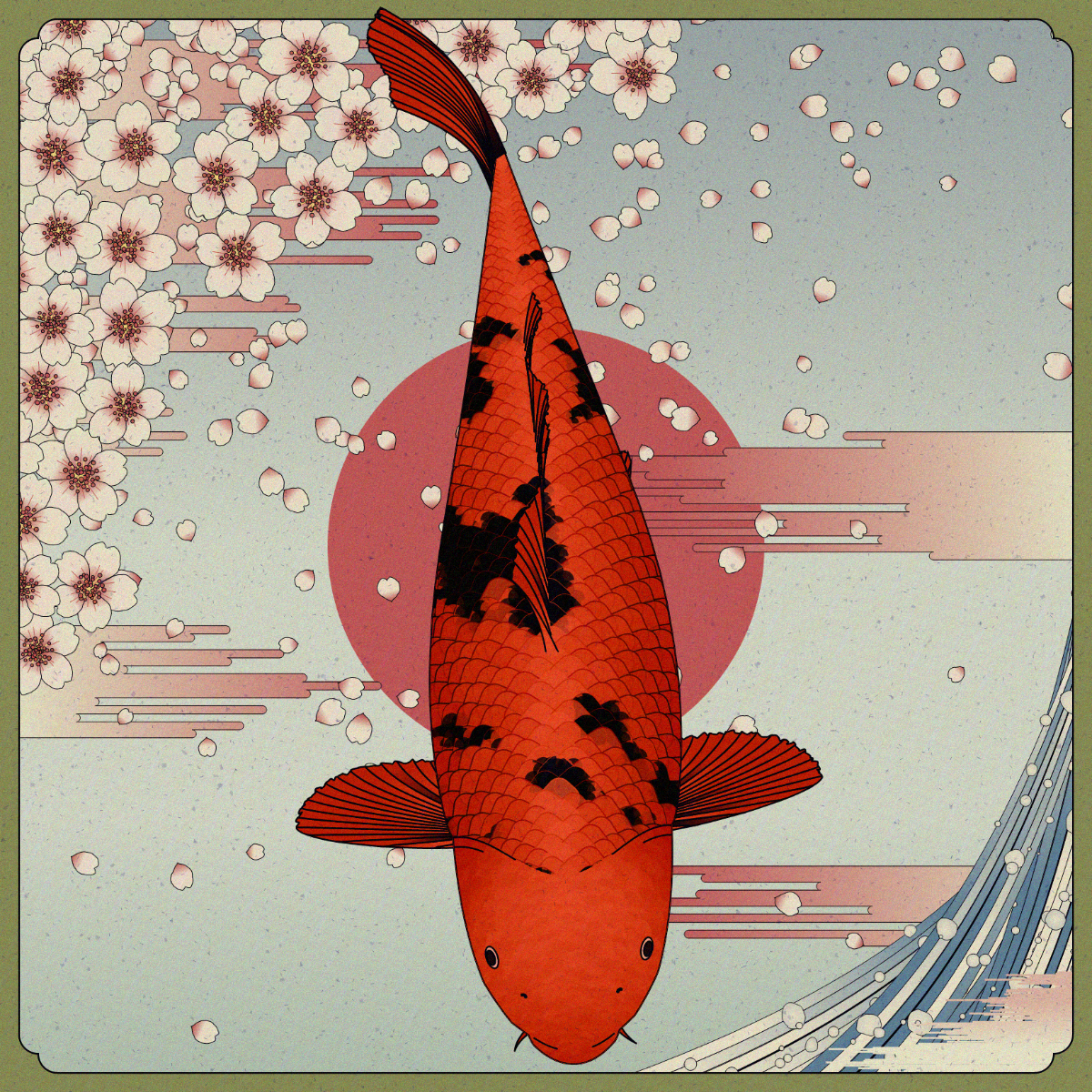Carp and Seasons #4894