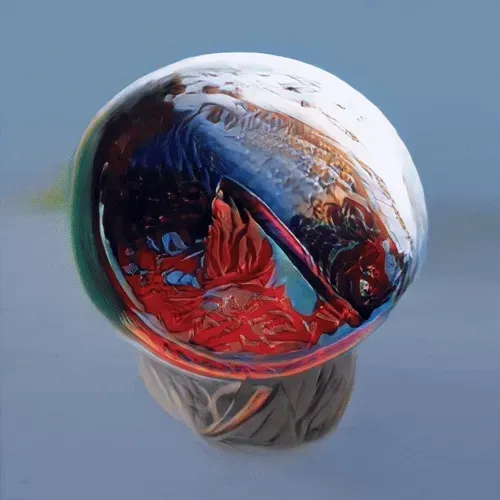 Computer's DayDream #8 - Dimensional Marble