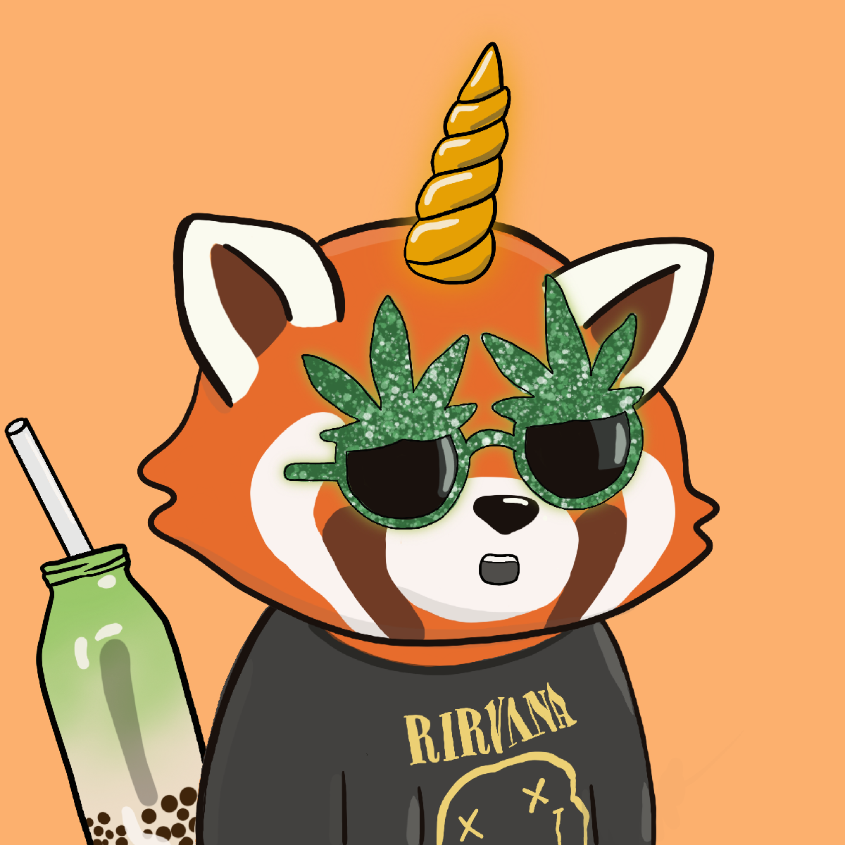 Okay Red Panda #6616
