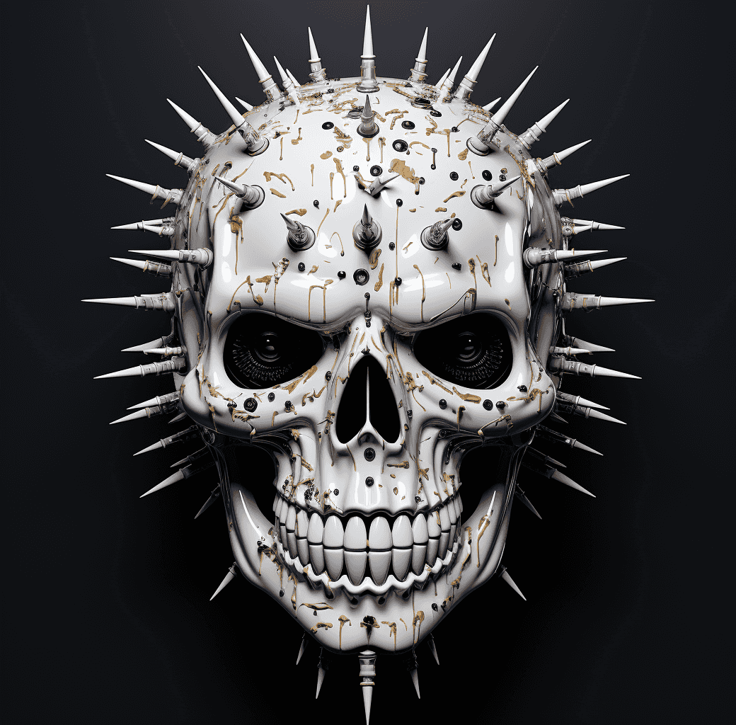 Spiked Skulls by SmokeSolid #149