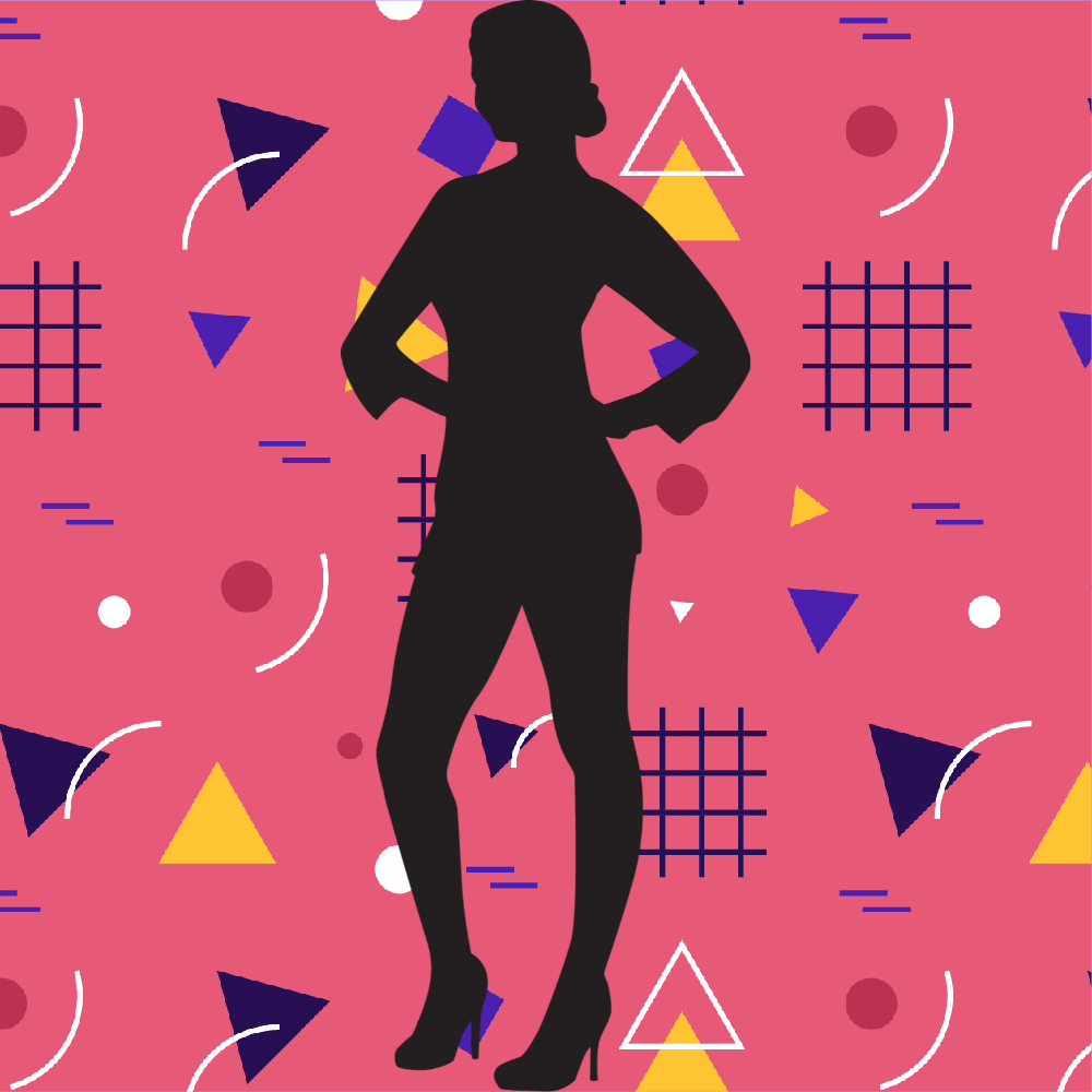 Fashion Silhouette Female Model #3487