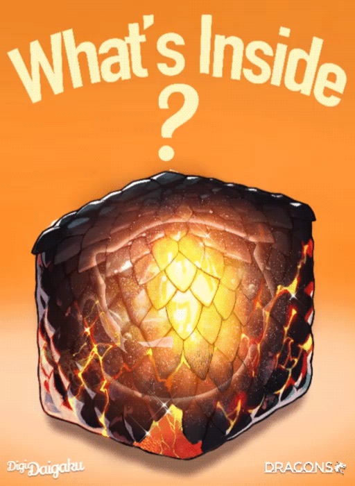 DigiDaigaku Dragon Eggs #5988 - Pre-Reveal