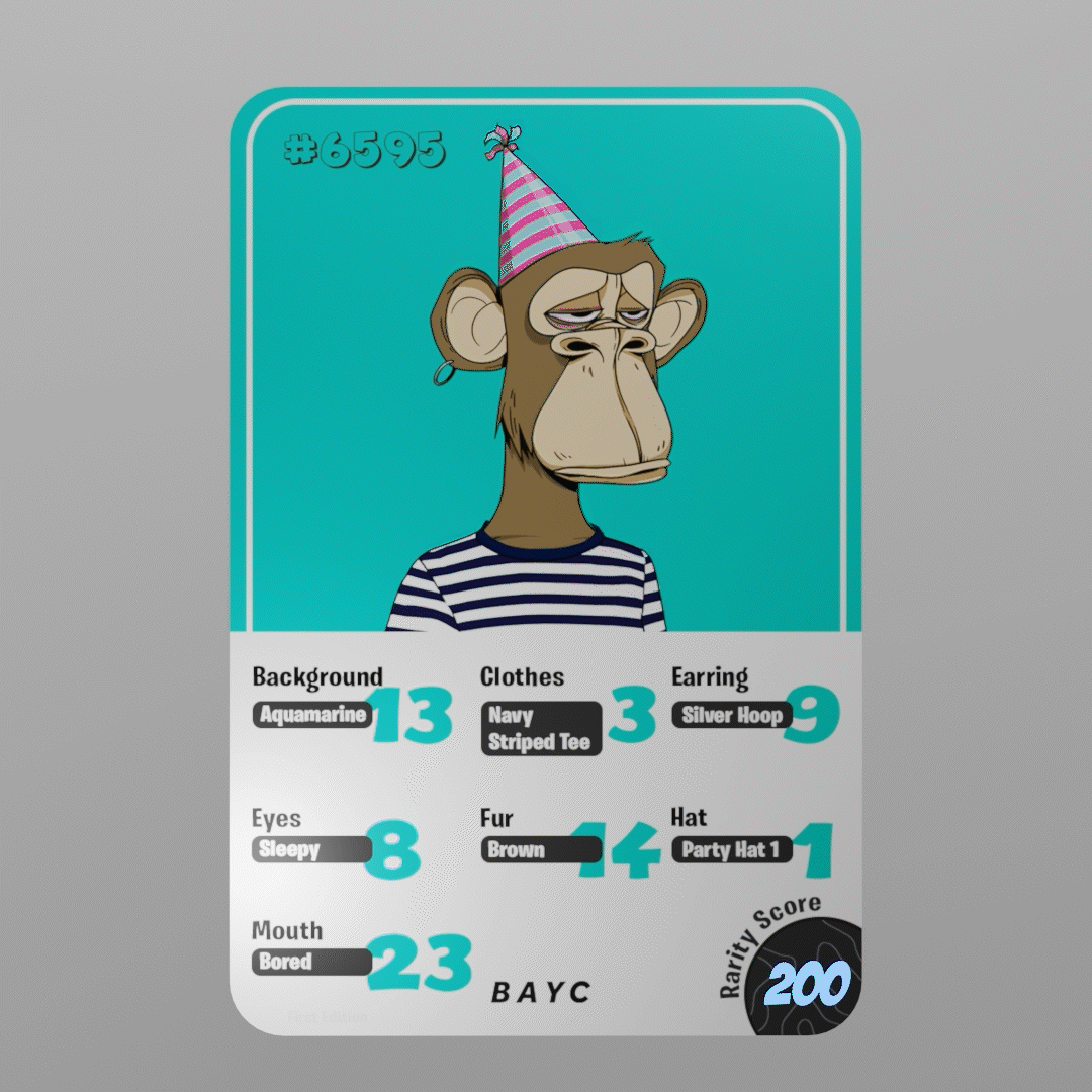 BAYC Collector's Card #6595