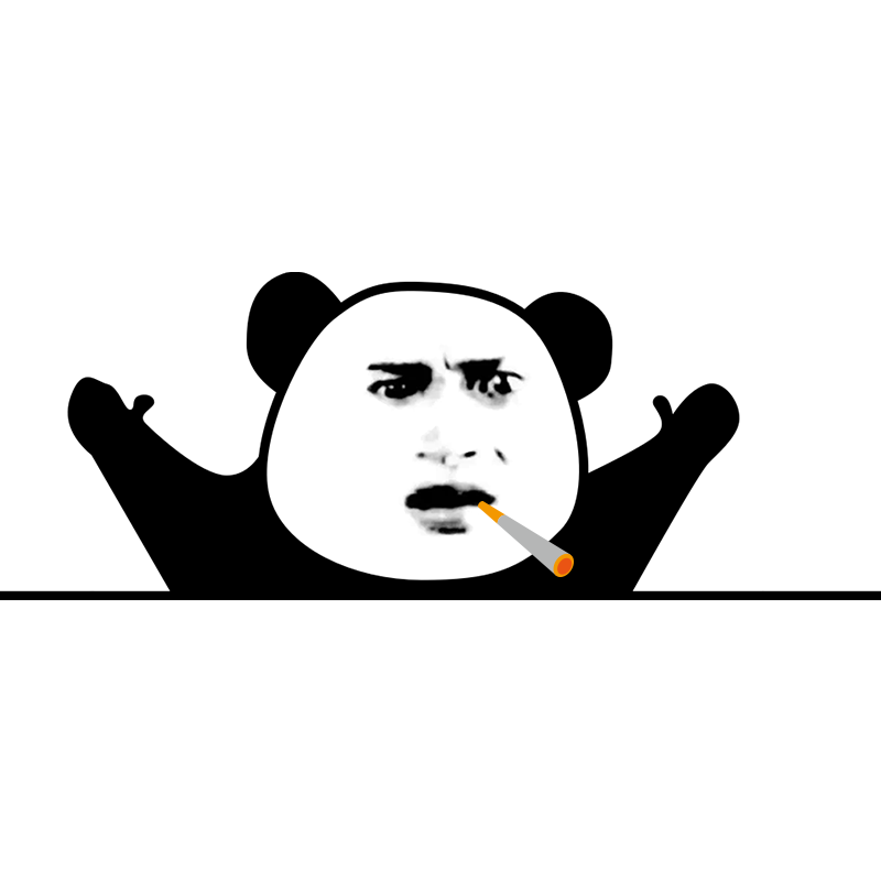 Pandamansticker #843