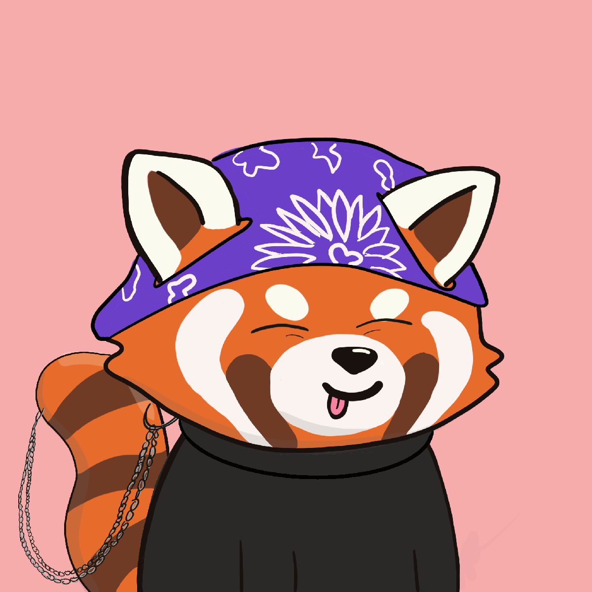 Okay Red Panda #7196