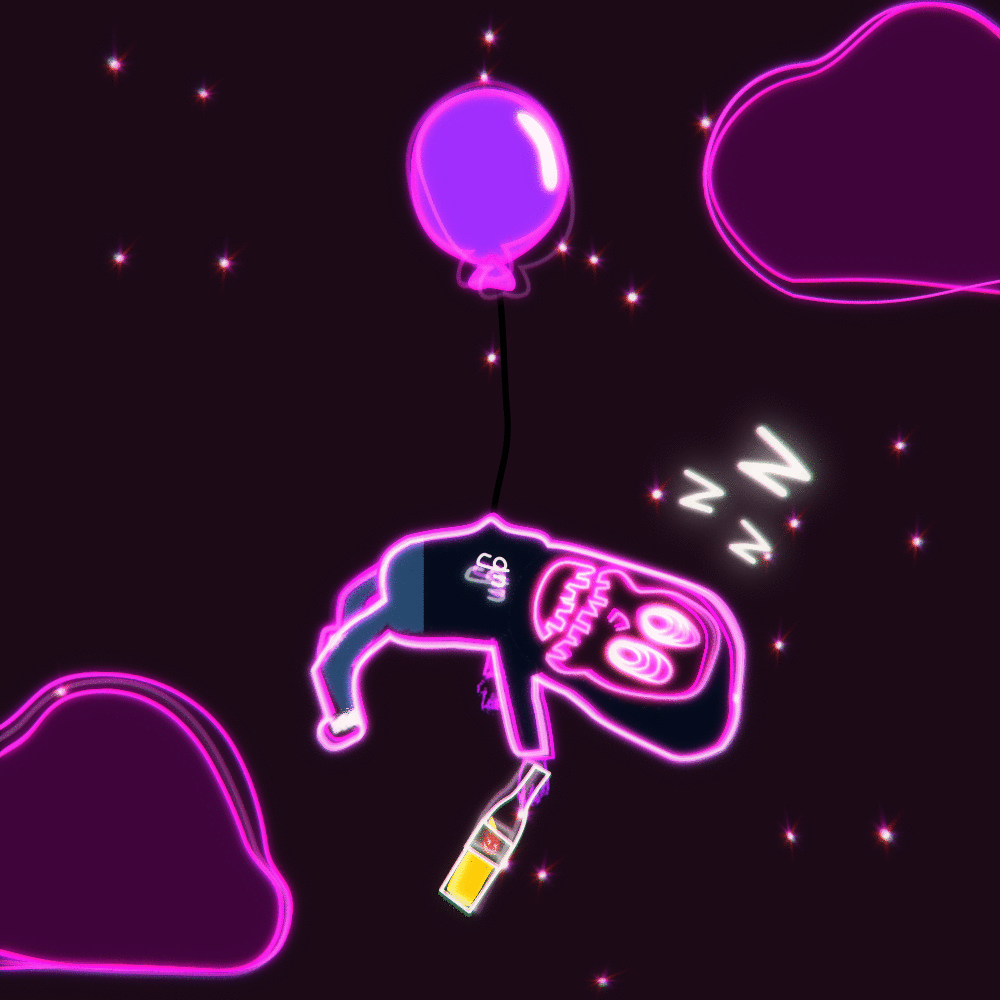LOOPABLE BALLOON PURPLE