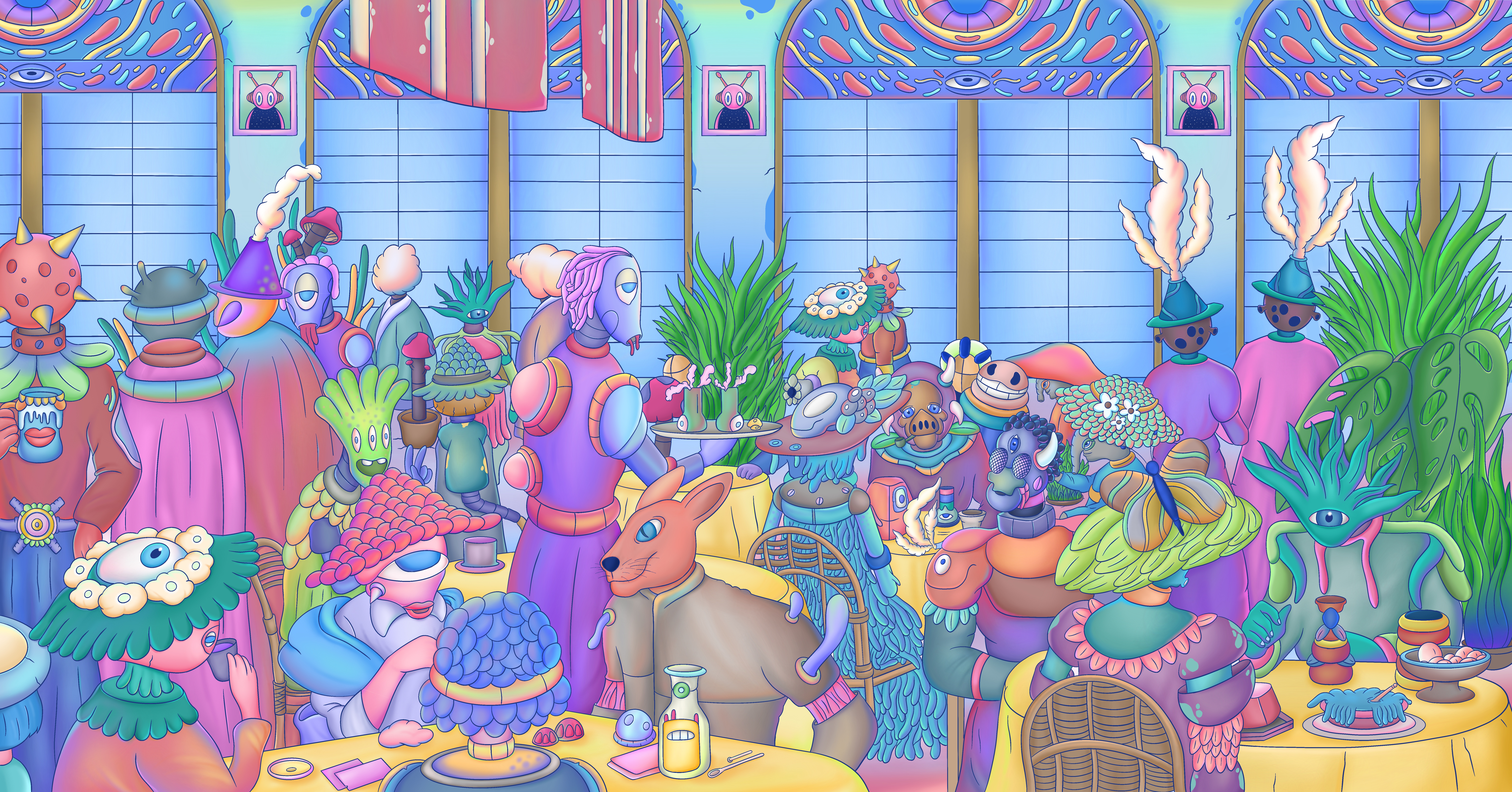 A busy day at the restaurant