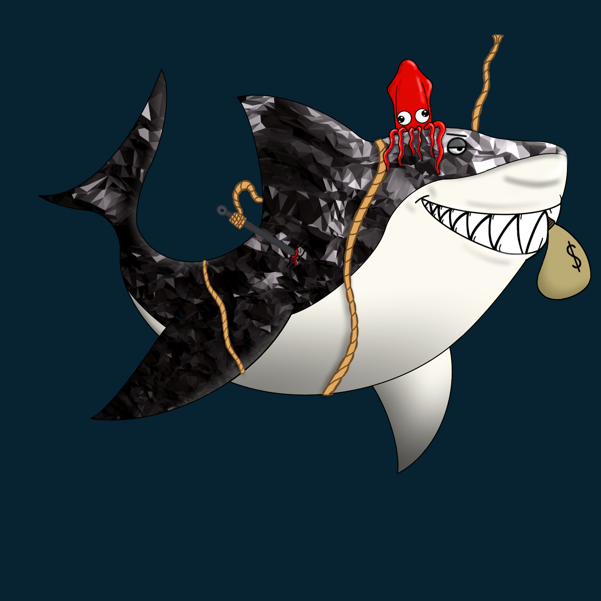 Wavy Shark #5560