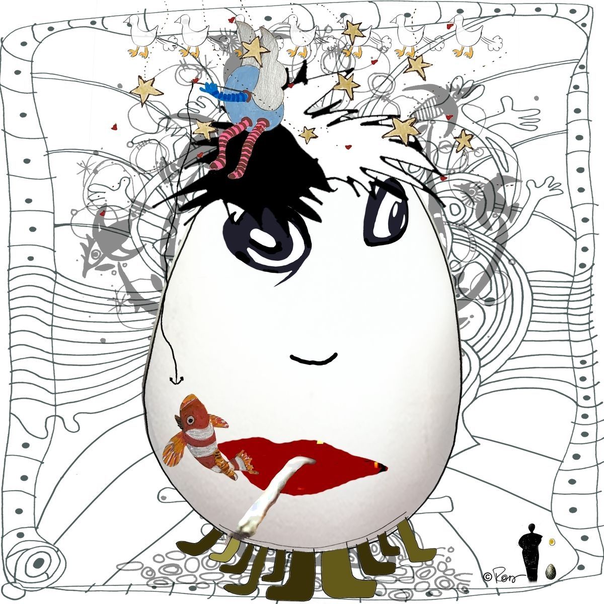 #933 : BeCool : EGGs by Karrie Ross