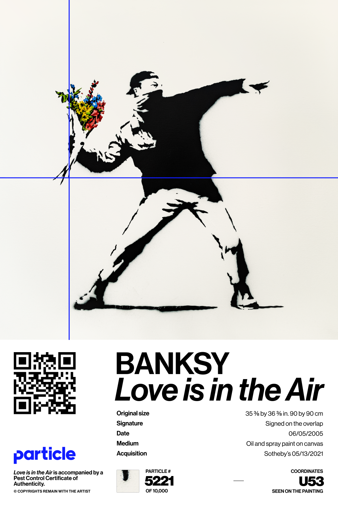 Banksy | Love Is In The Air #5221