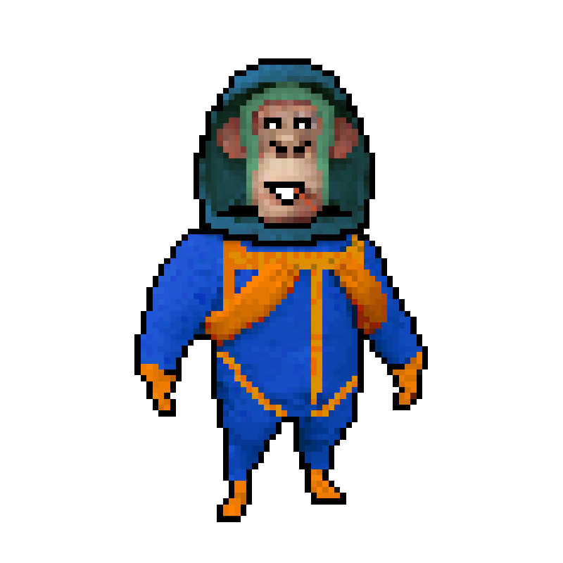 Pixel Radioactive Ape #236