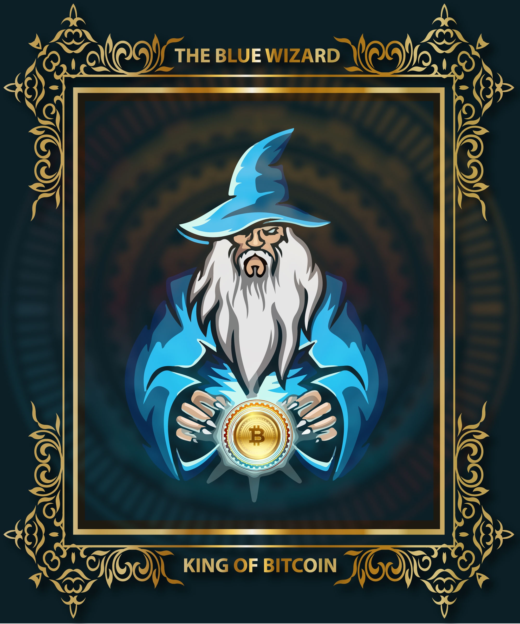 The Blue Wizard - King of Bitcoin