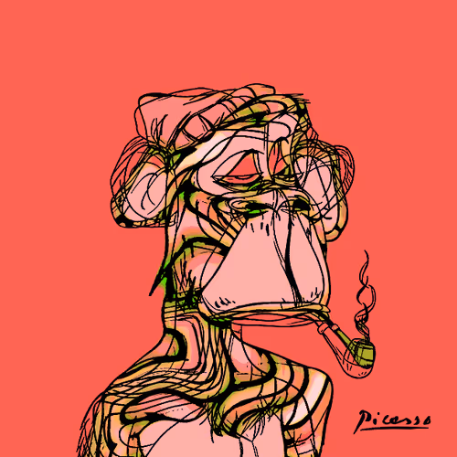 Bored Picasso Ape #023