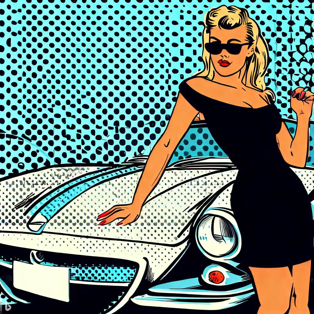 Glorious Girls with Famed Cars #109