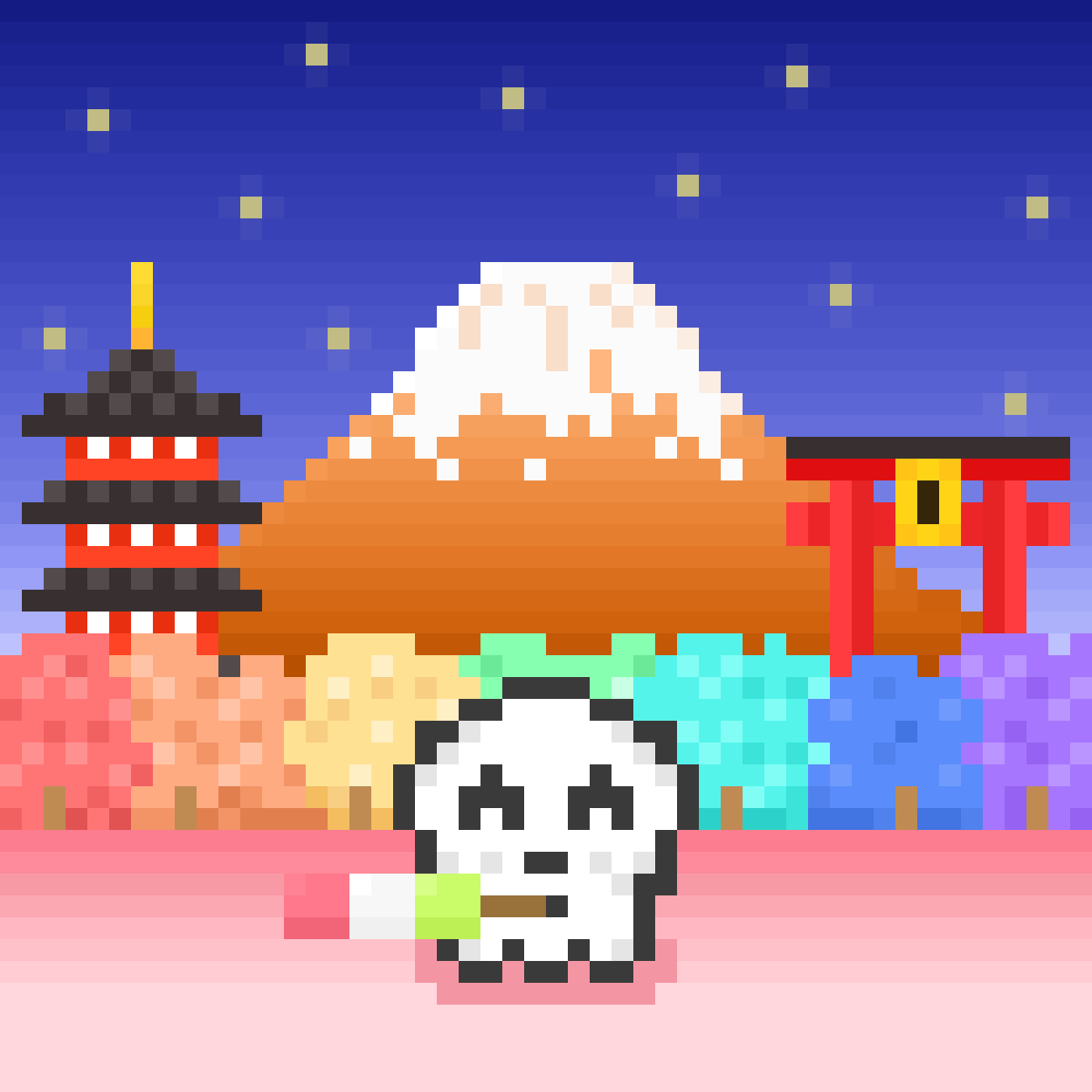 Joi Ito × Kawaii SKULL Collection Mt Fuji #31