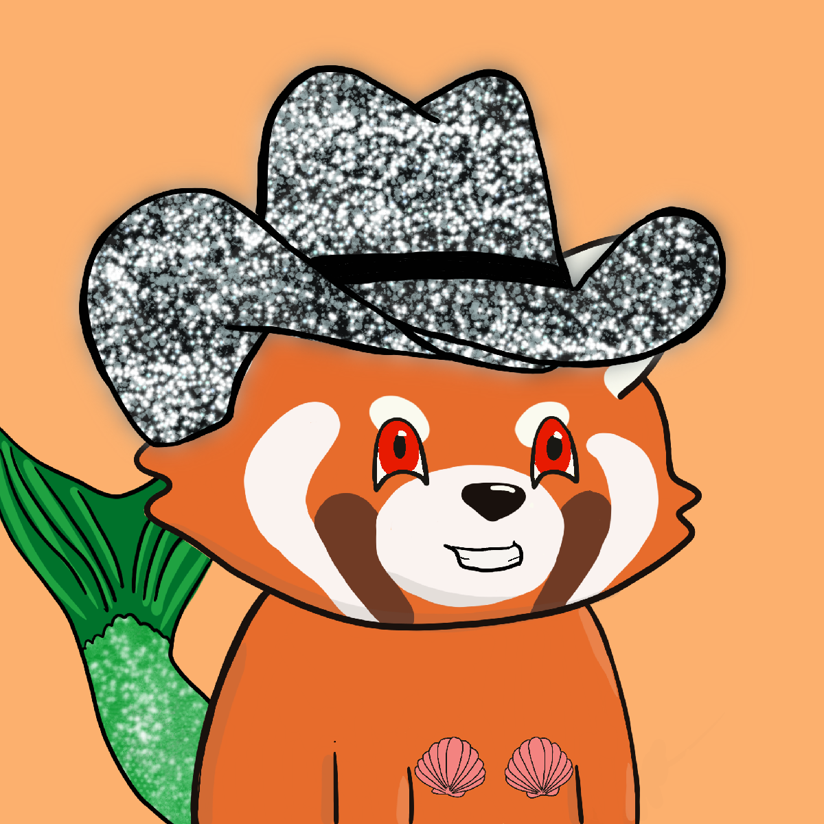 Okay Red Panda #7234