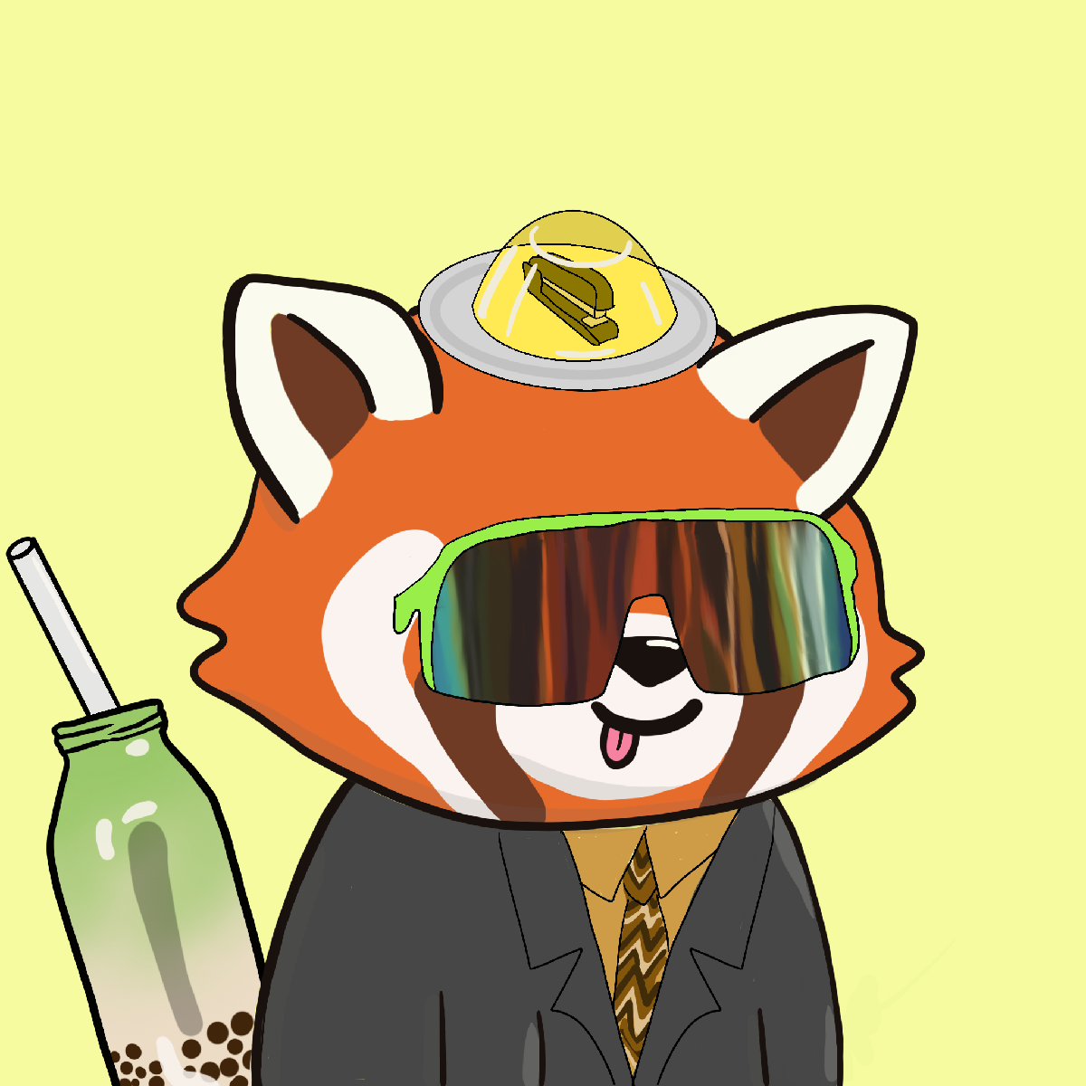 Okay Red Panda #7155
