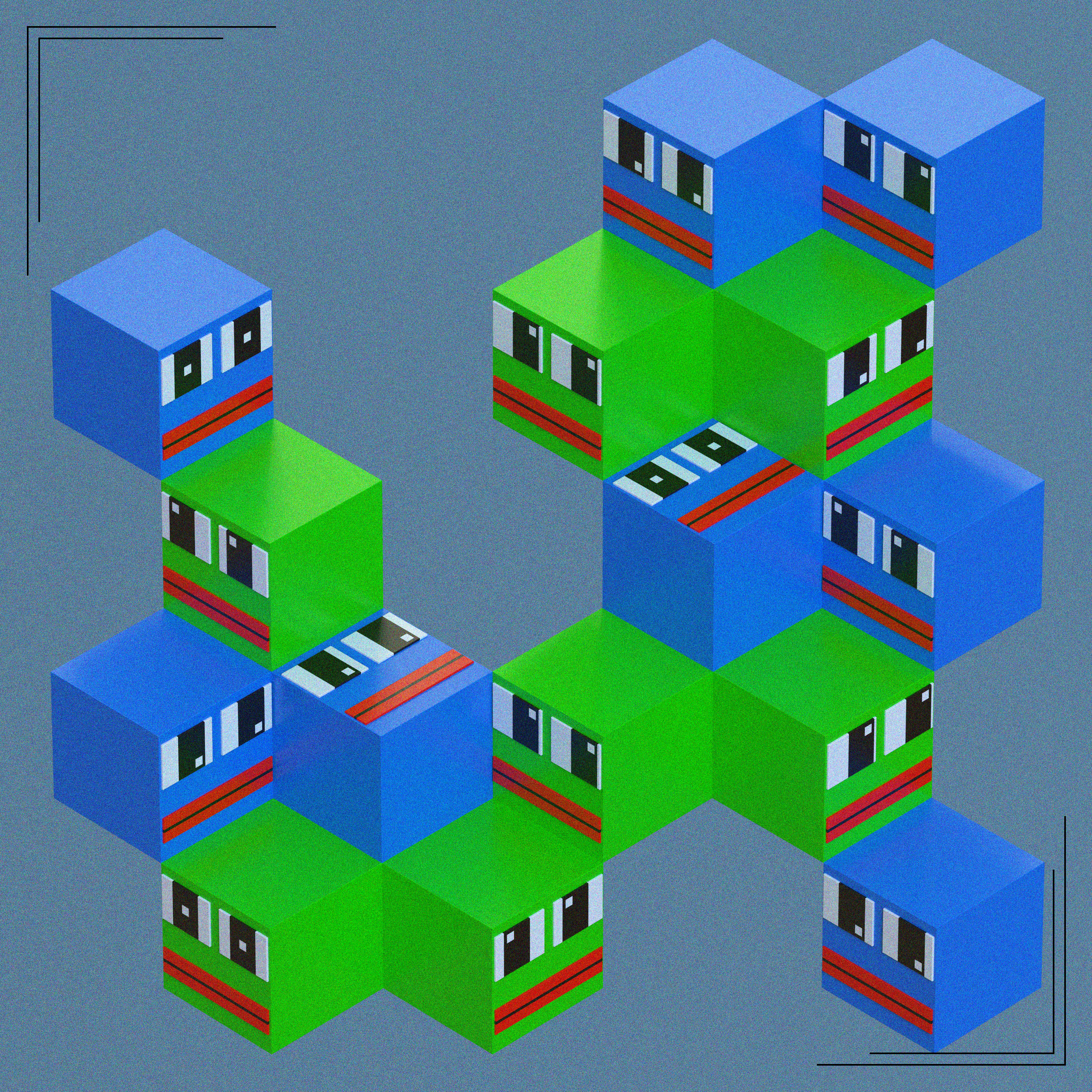 Isometric Pepe #7
