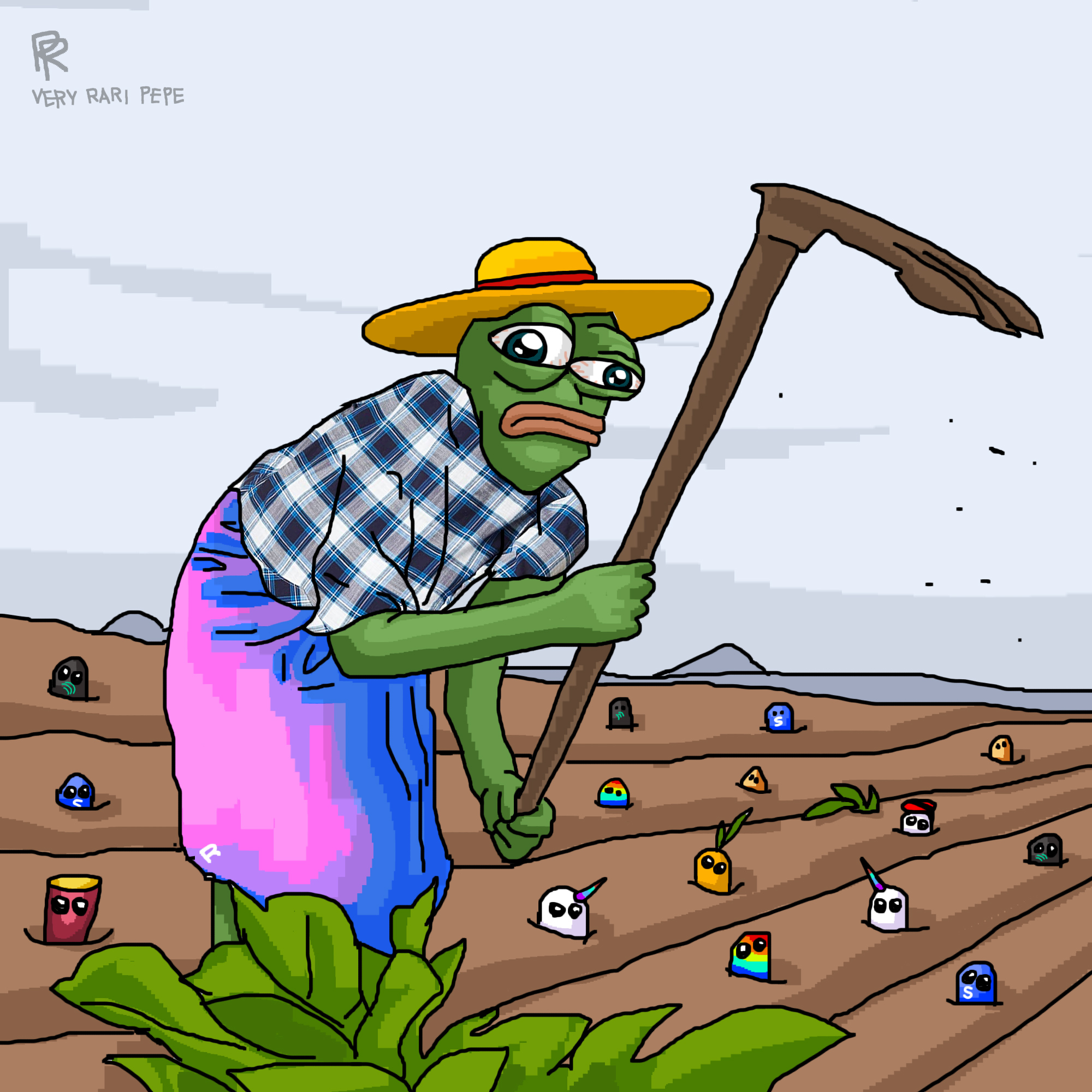 Pepe works as Yield Farmer.