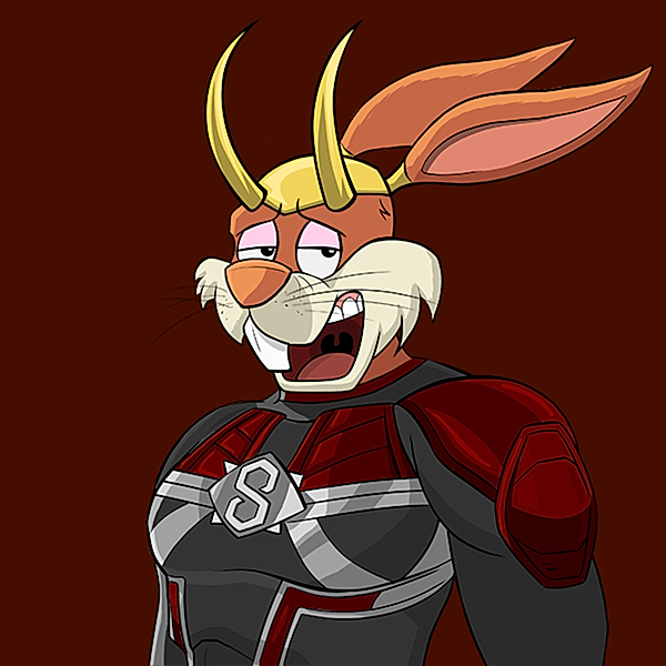 Dark Super Bunny #9238