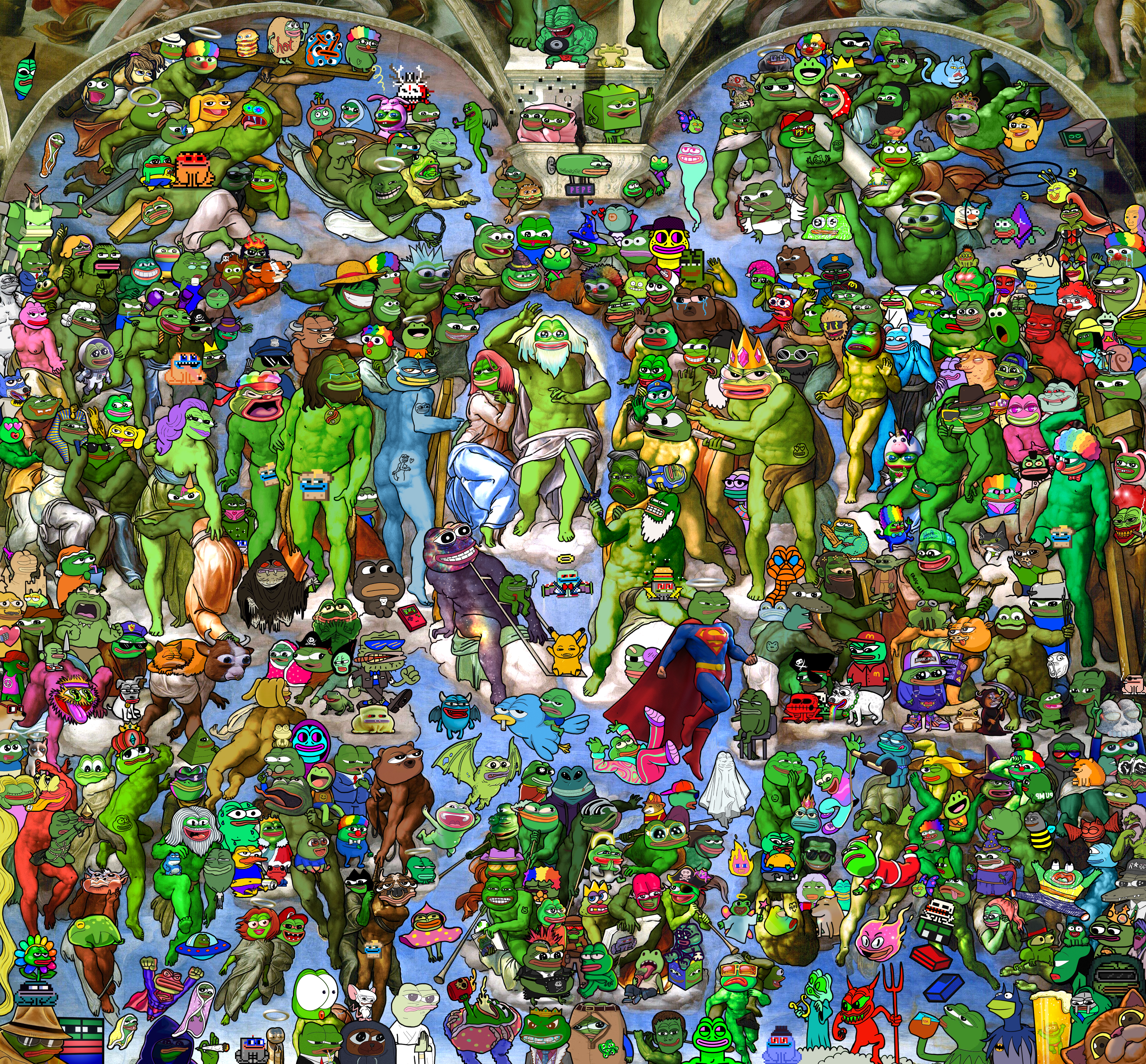MEMES MEET MICHELANGELO