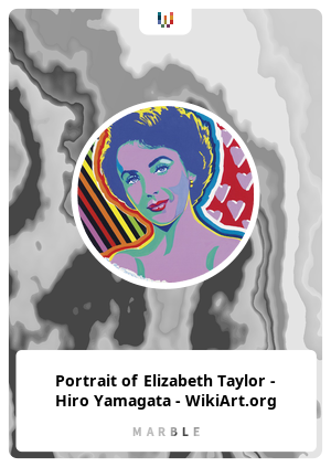 Portrait of Elizabeth Taylor - Hiro Yamagata - WikiArt.org