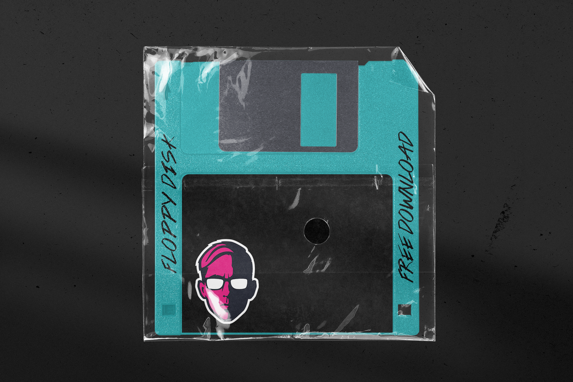 Blue Floppy Disk