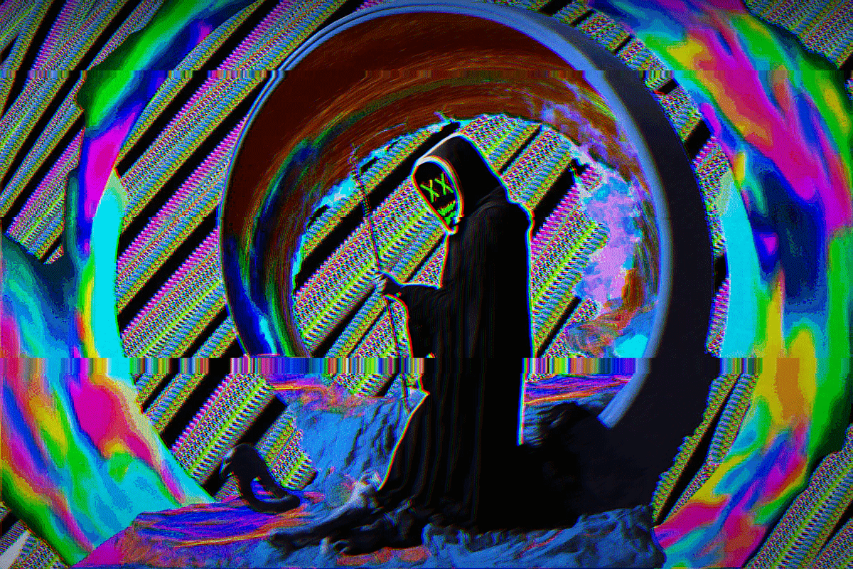 Late Night Degen #10 "GlitchWorld" #22/100