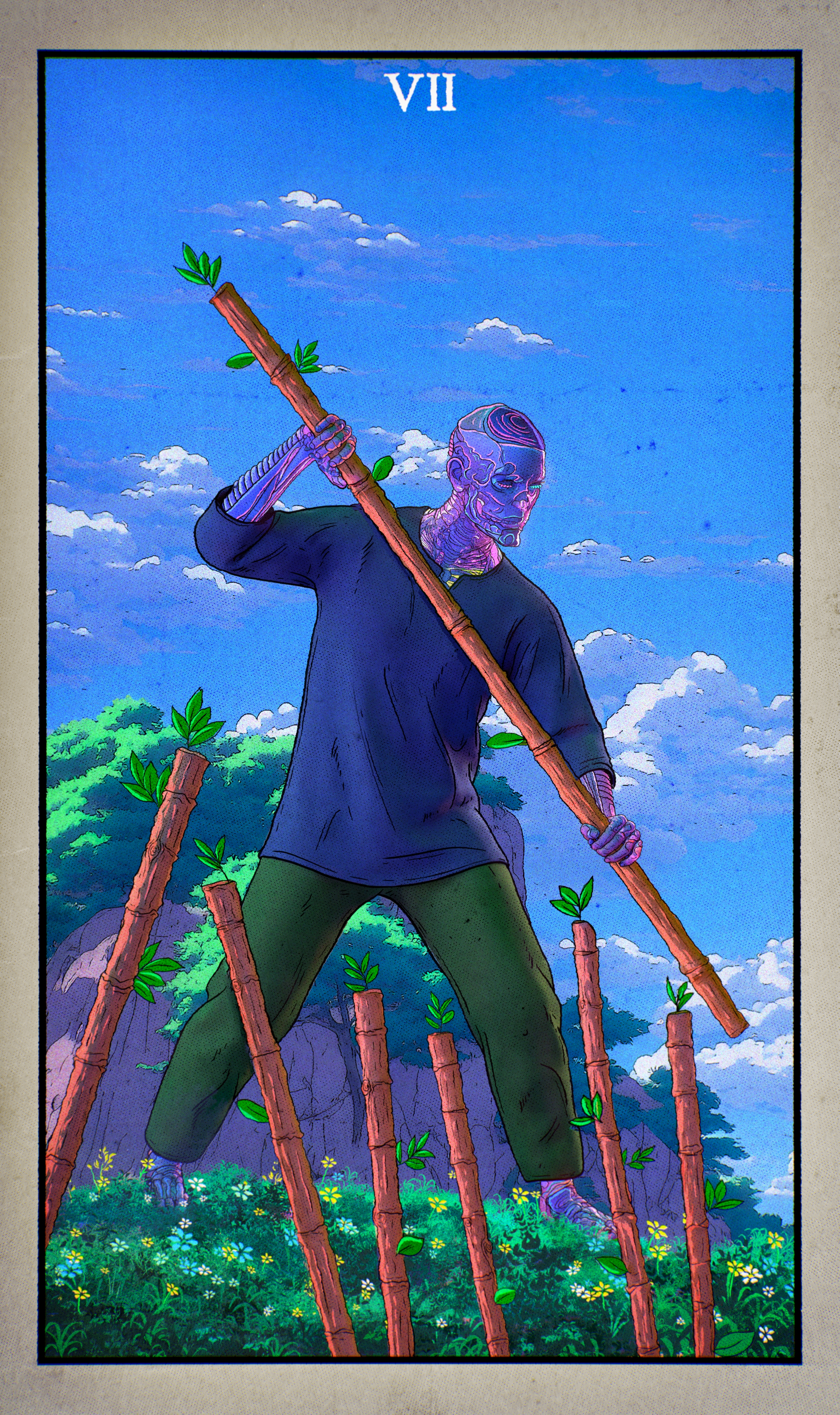 7 of Wands — Master