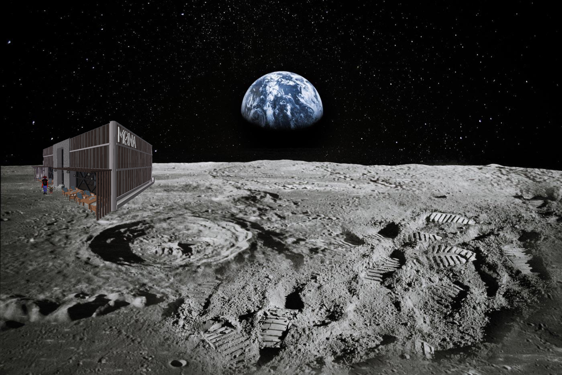 M0NA to the moon