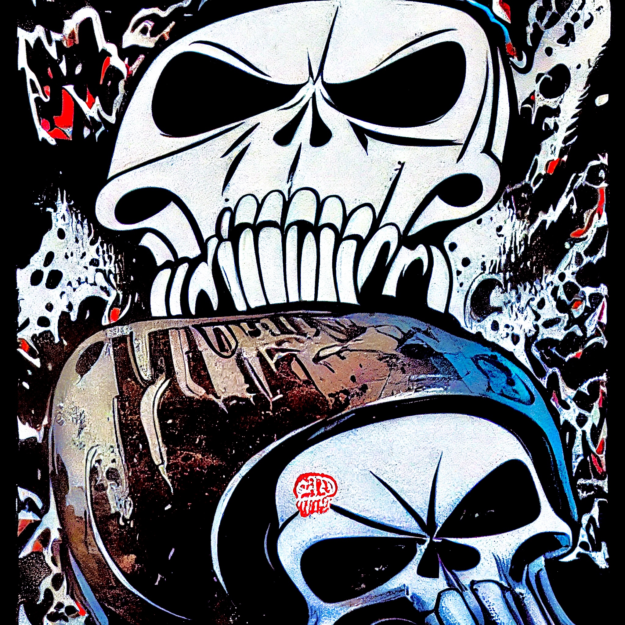 Comic Skulls