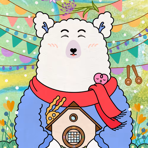 Lavender Bear #7