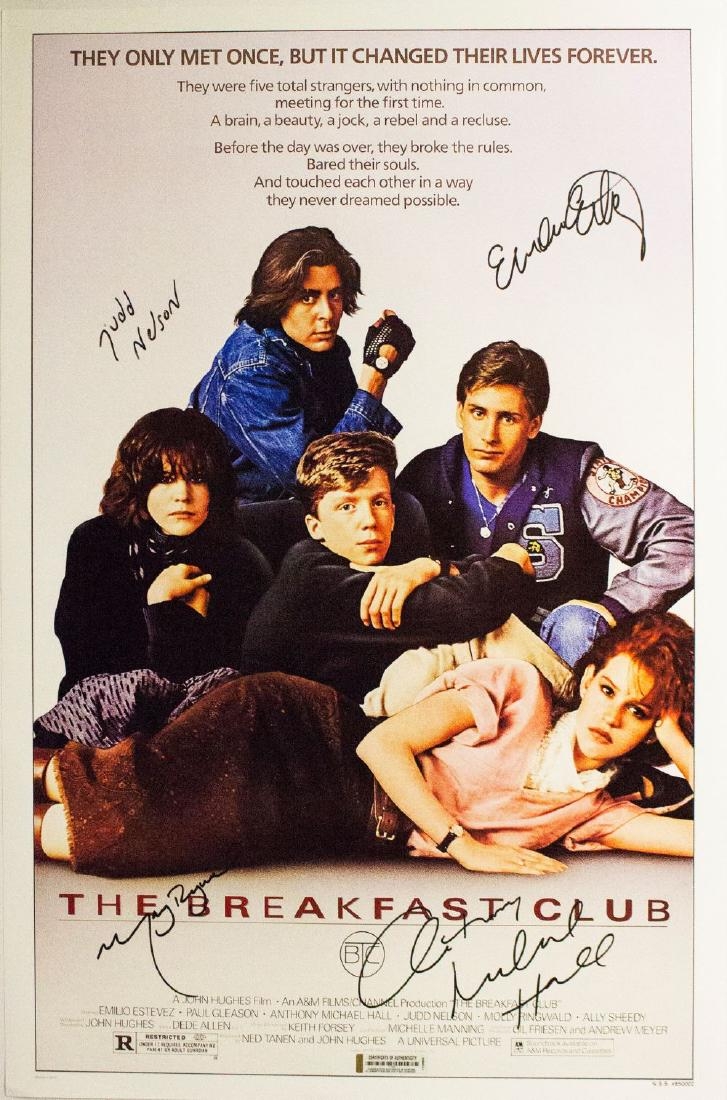 Breakfast Club â€“ Signed Movie Poster