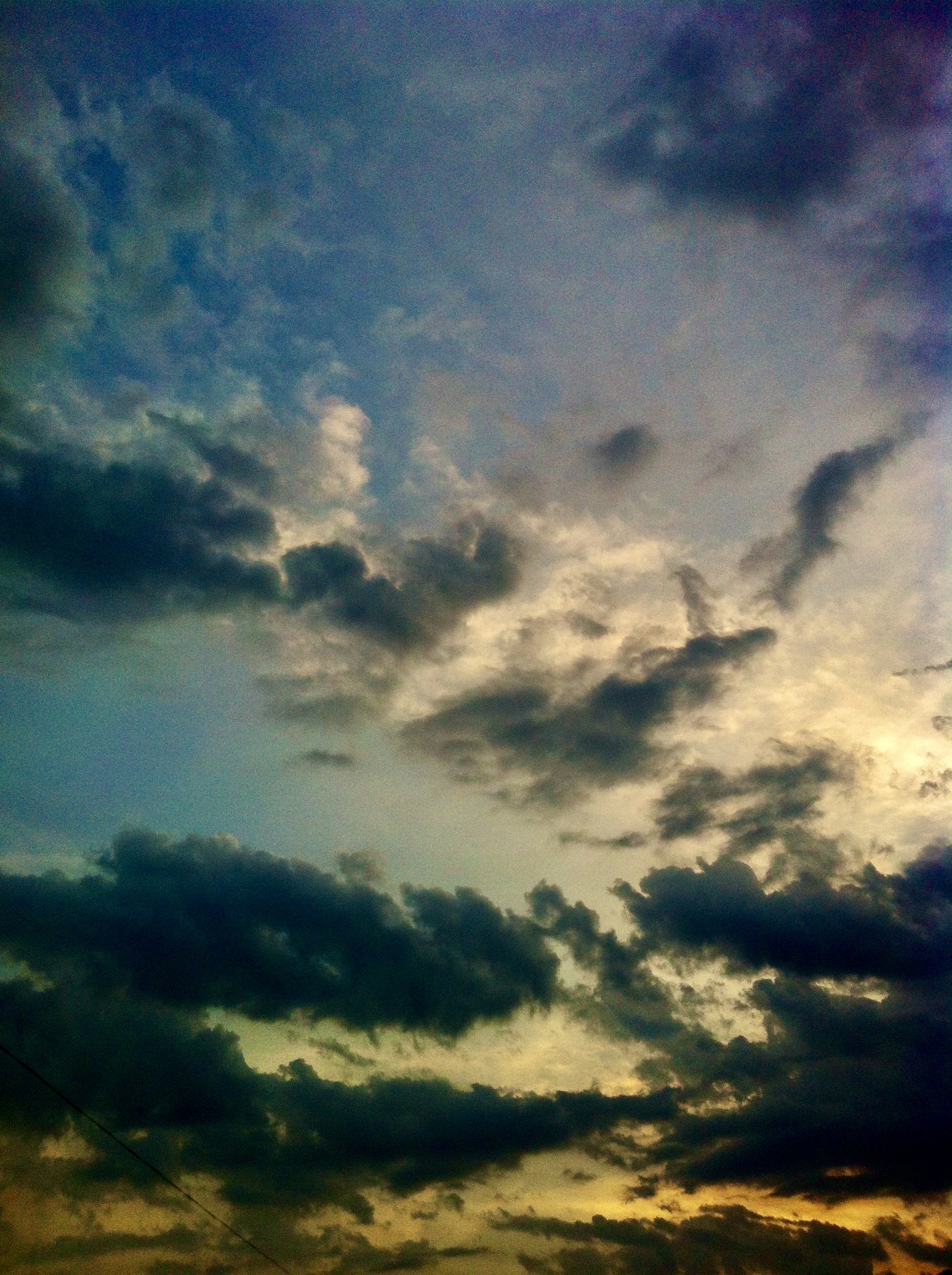 Cloudy Evening Skies