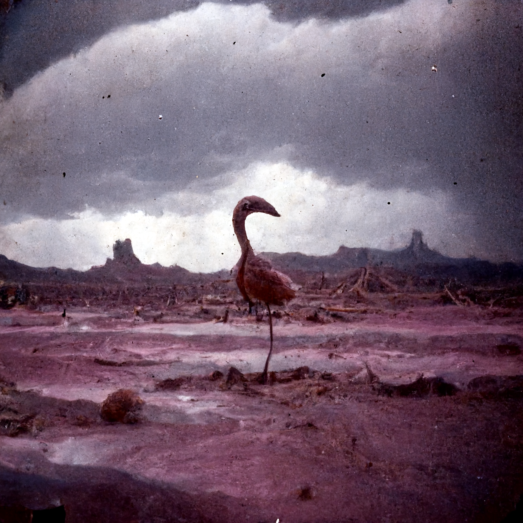 Faceless Flamingo