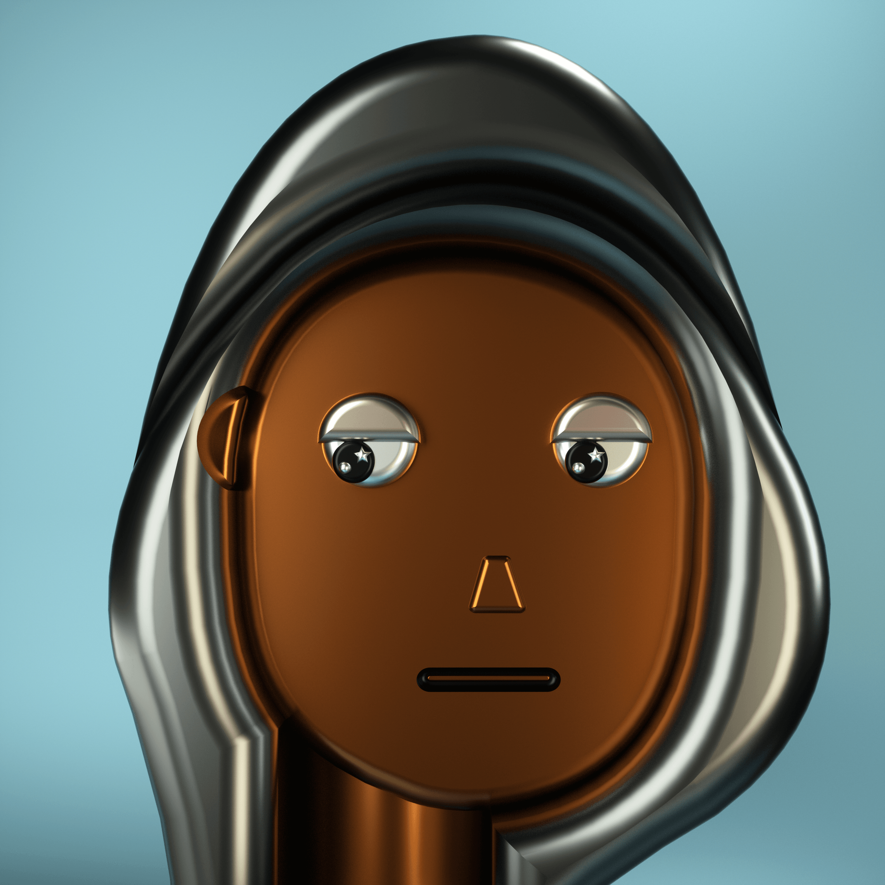 3D Chrome Punk #0582