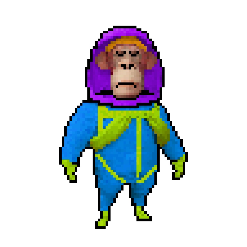Pixel Radioactive Ape #239
