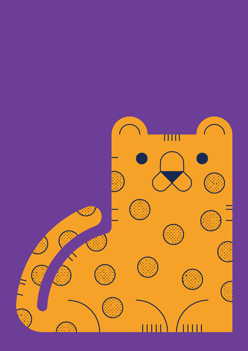 Leopard - Illustrated animals series