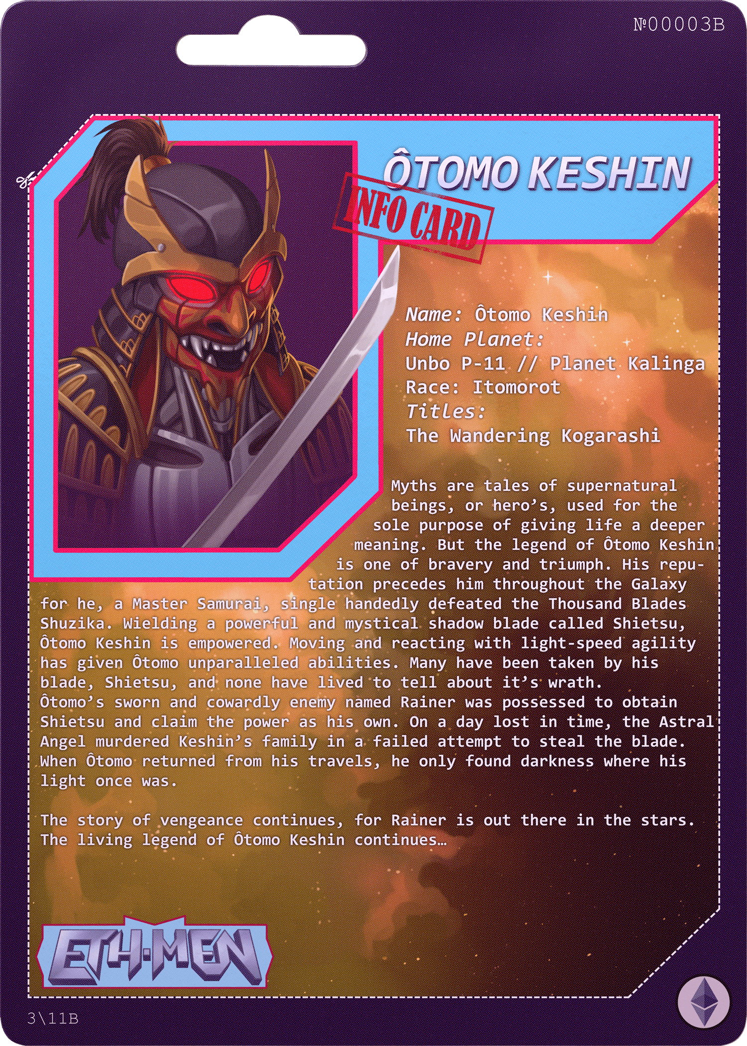 ETH-MEN/Ôtomo Keshin/№00003/1st edition
