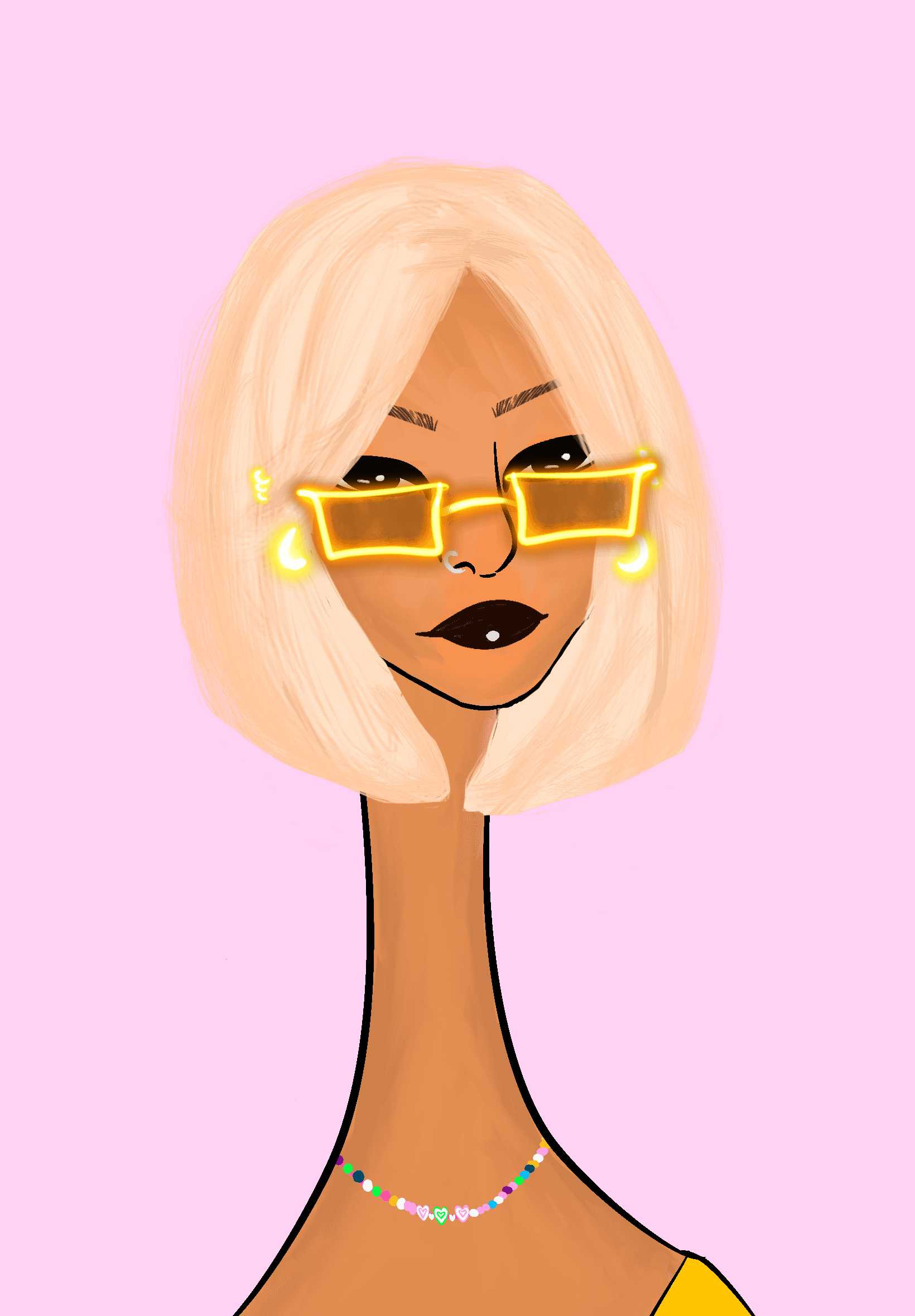 Long Neckie Lady #584