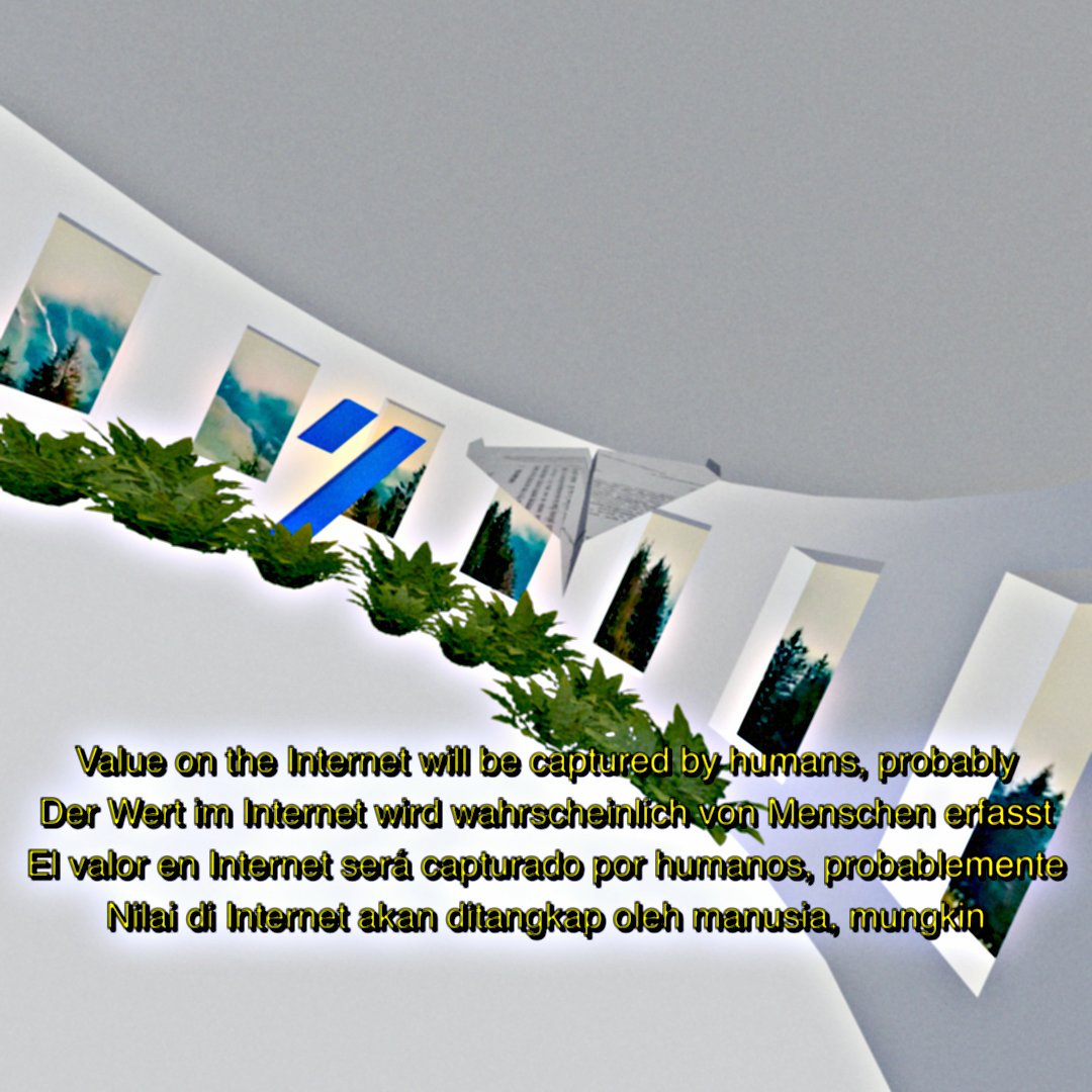 Value on the Internet will be captured by humans, probably 61