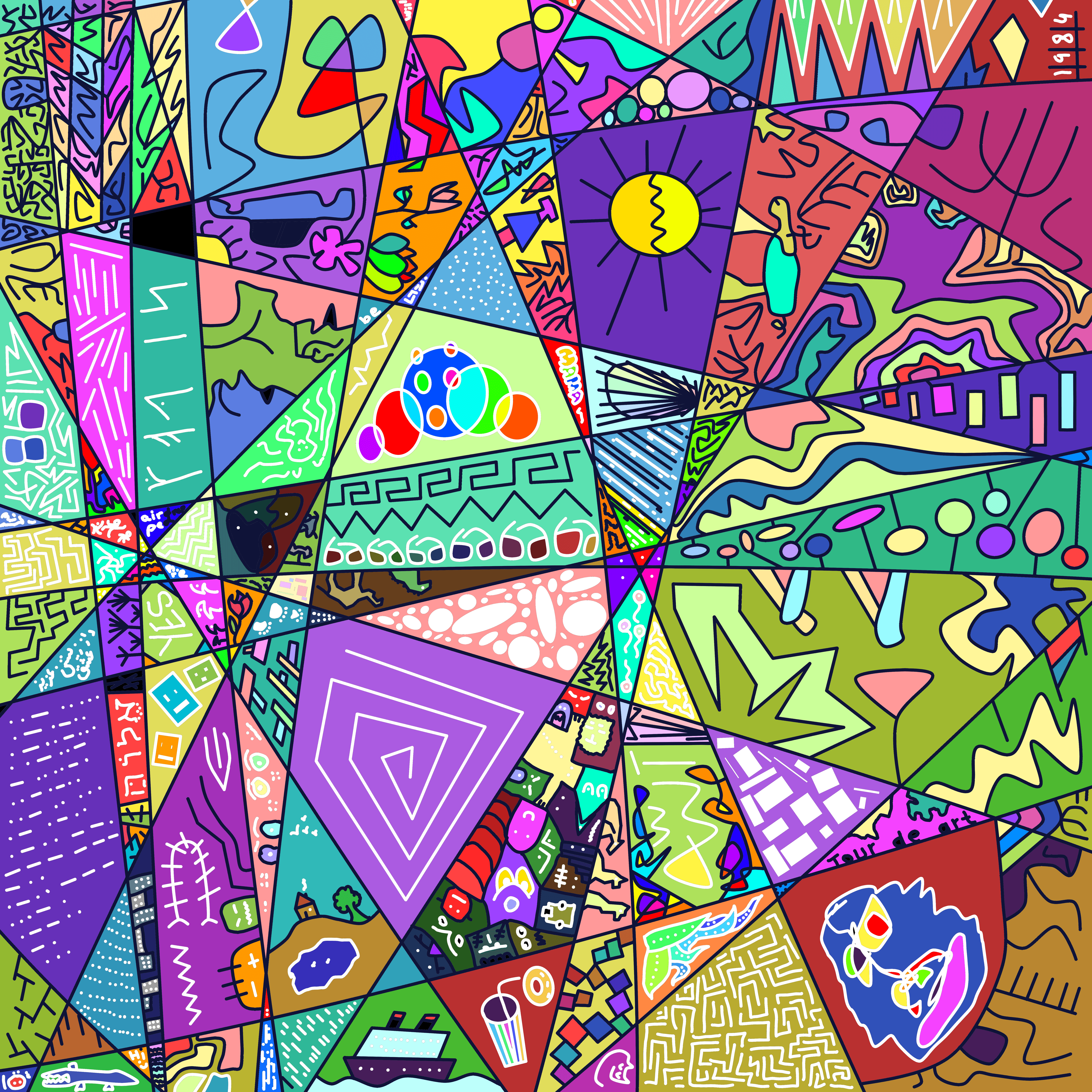 Cessation in colour