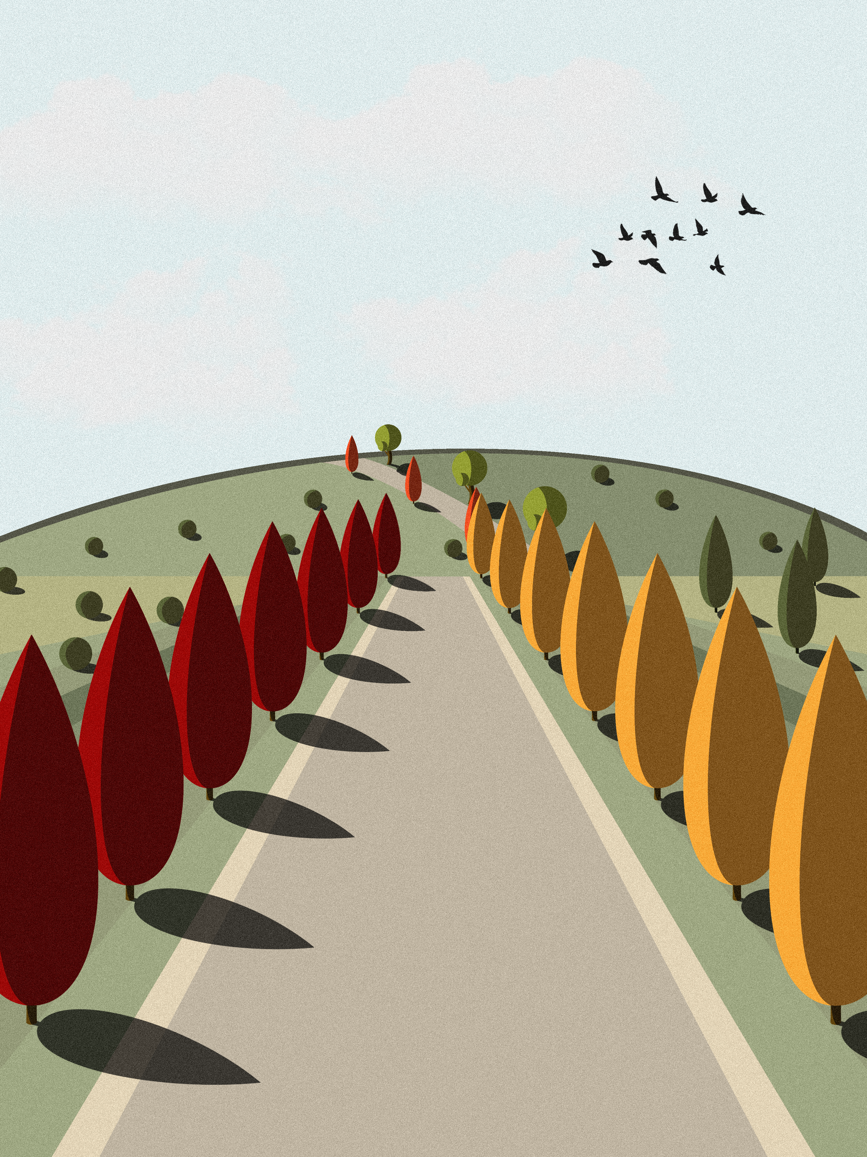 Autumn Road