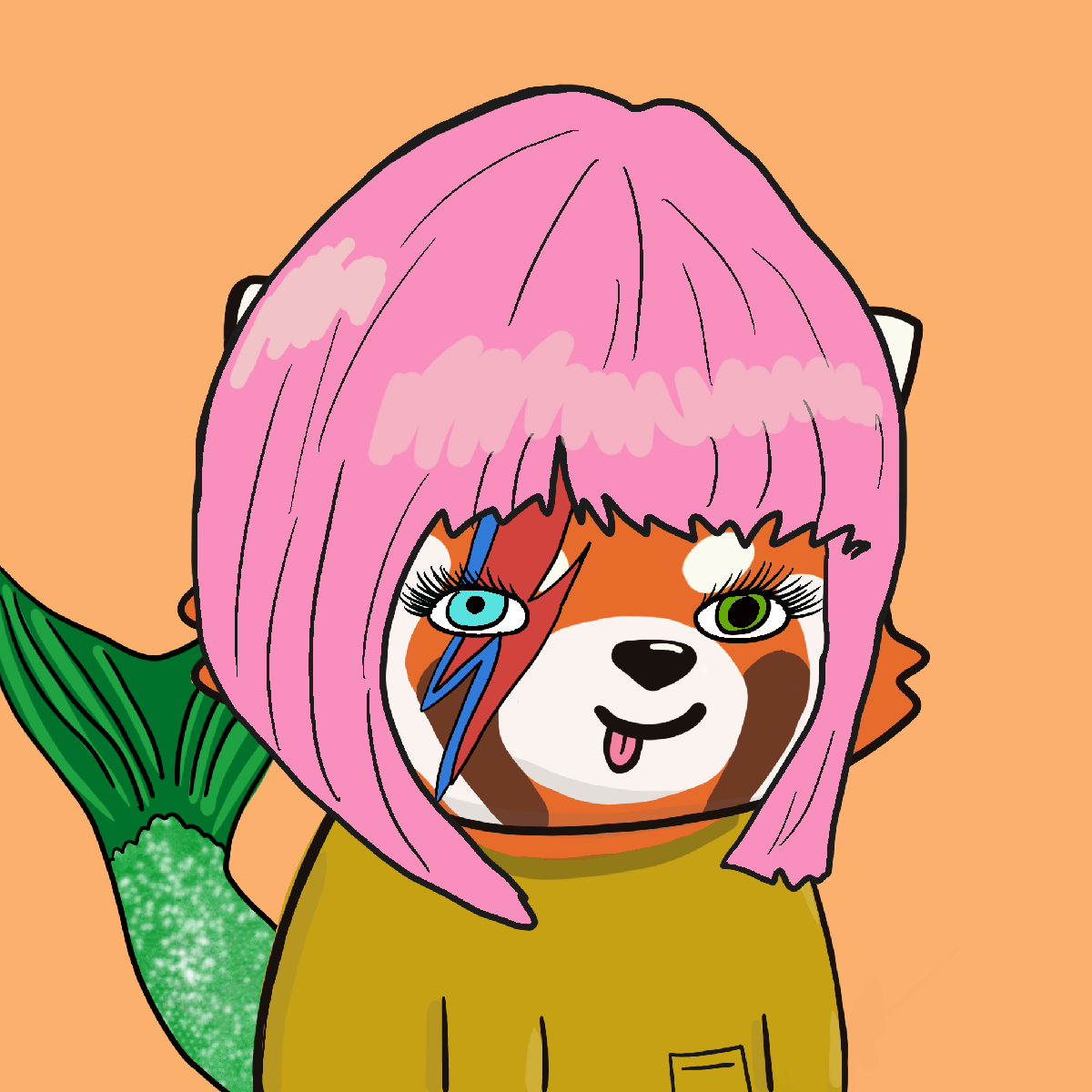 Okay Red Panda #7322