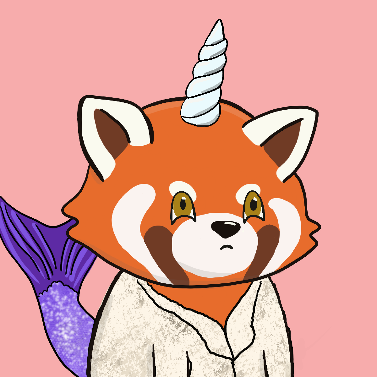 Okay Red Panda #7217
