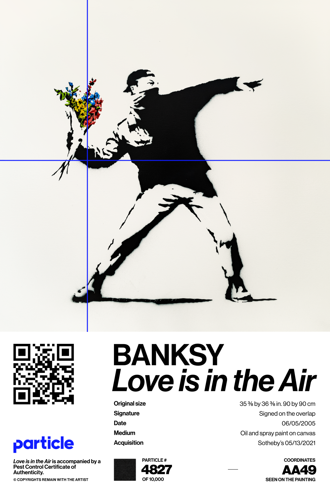Banksy | Love Is In The Air #4827